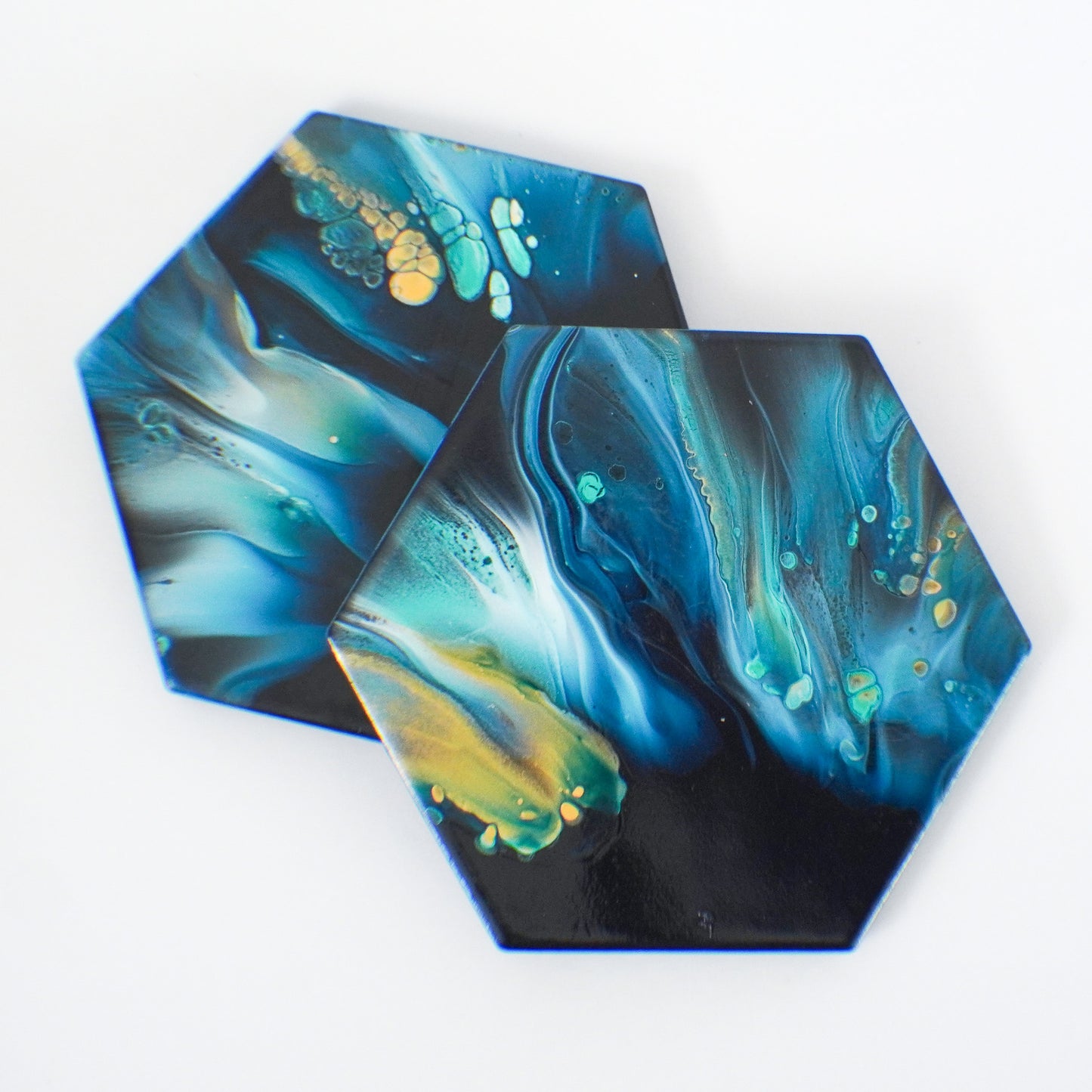 Navy Coasters (set of 2)