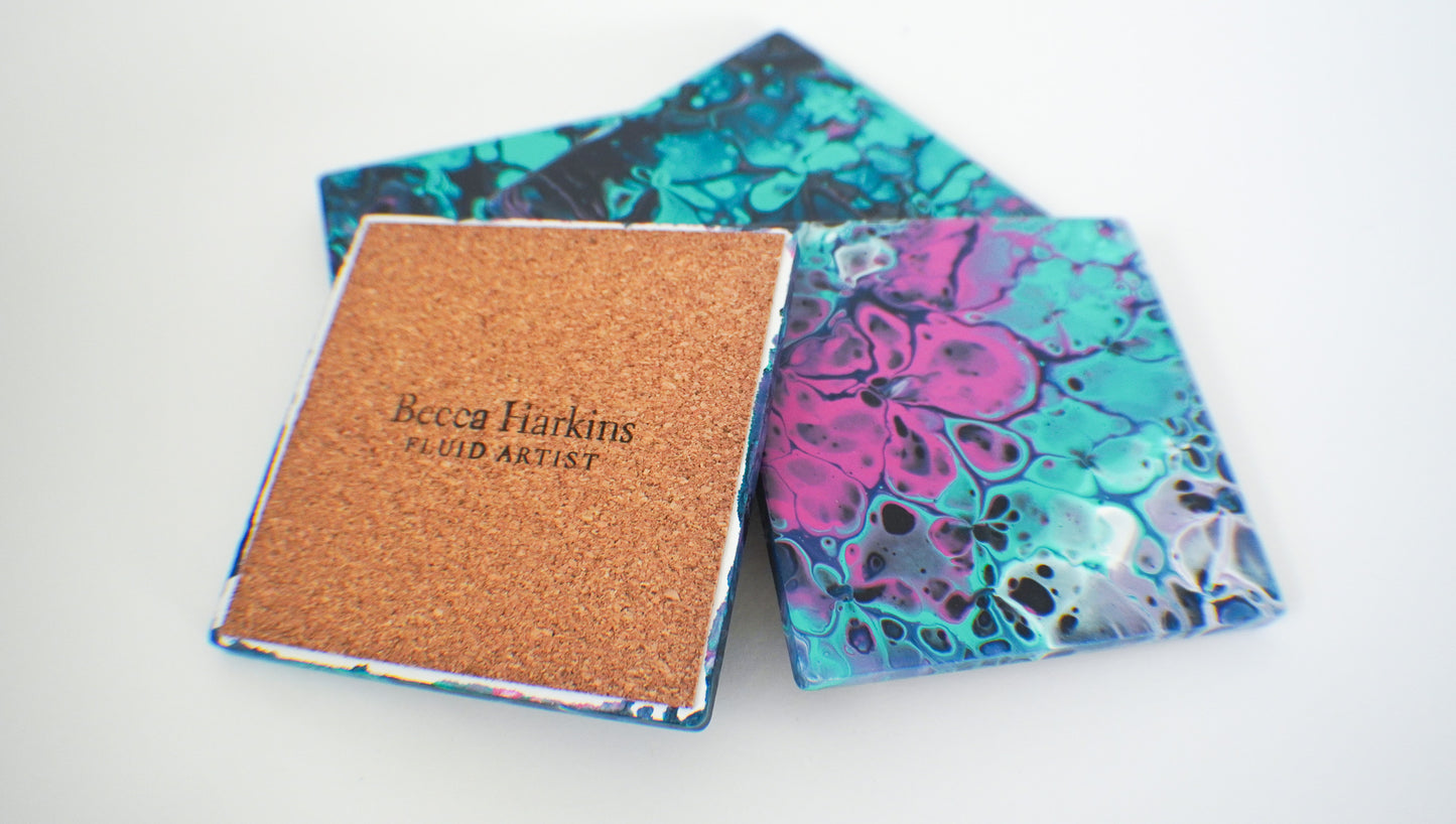 Flower Coasters (set of 4)